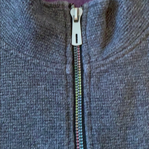 robert graham new grey quarter zip pullover - Picture 2 of 3